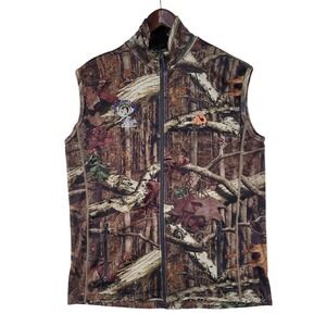 First Lite Hunting Vest Men's XL Camo Merino Wool Mossy Oak Break-Up Infinity